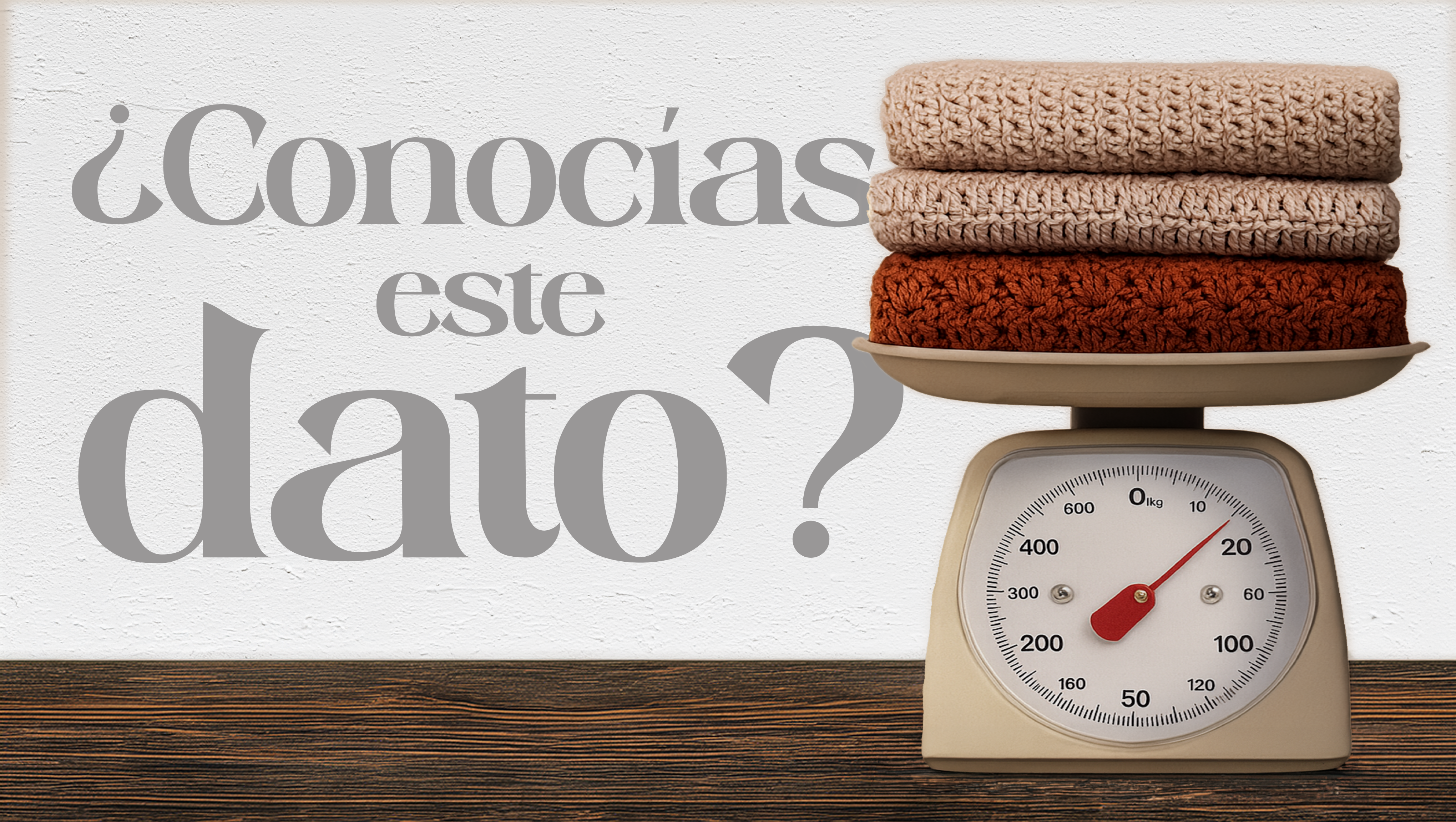 ¿Cómo saber cuánto va a pesar una prenda antes de tejerla?